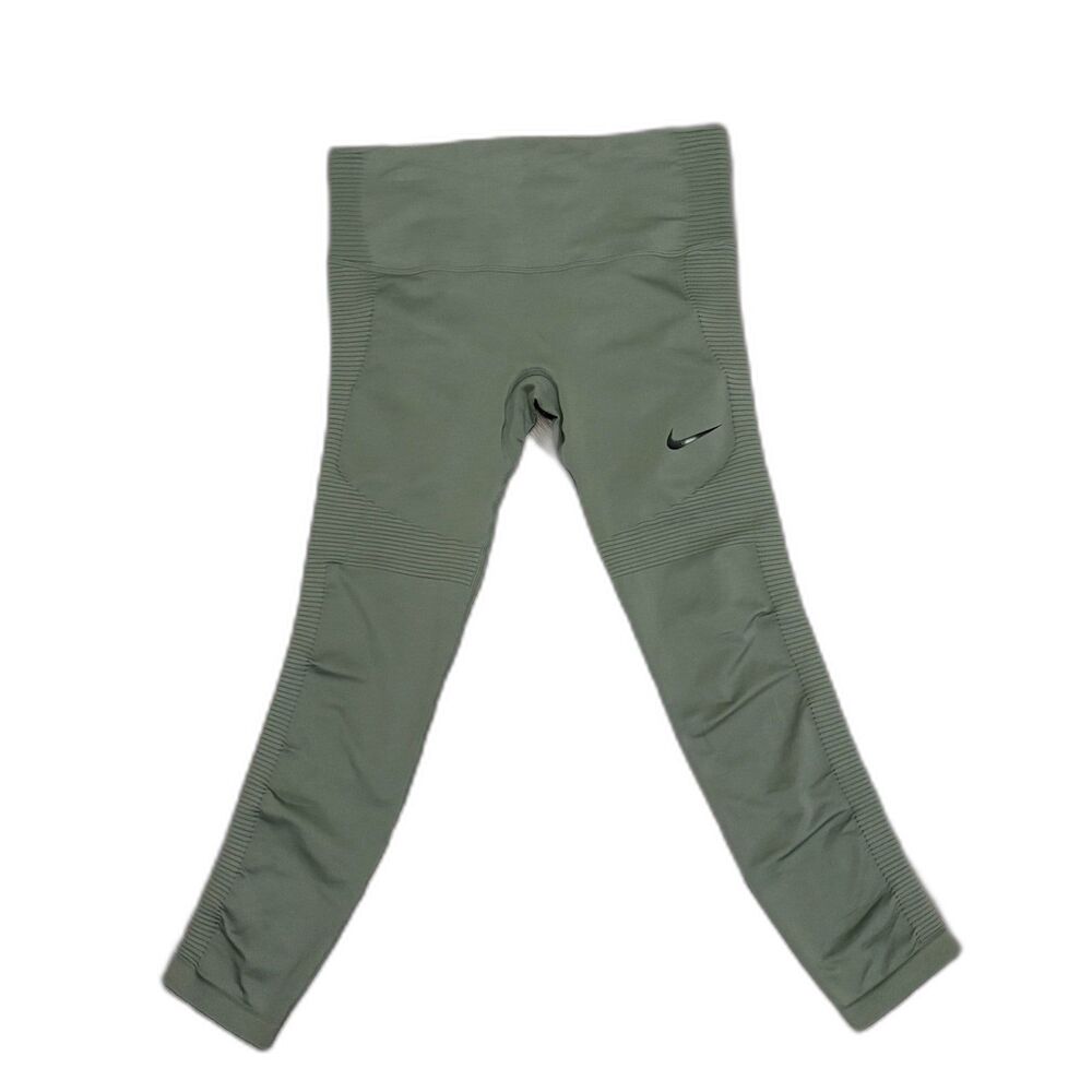Nike Epic LX Tights Rebel Olive Green Athletic Leggings Running Size‎ Medium